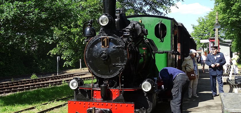 Pfingstausflug mit der historischen Dampflokomotive